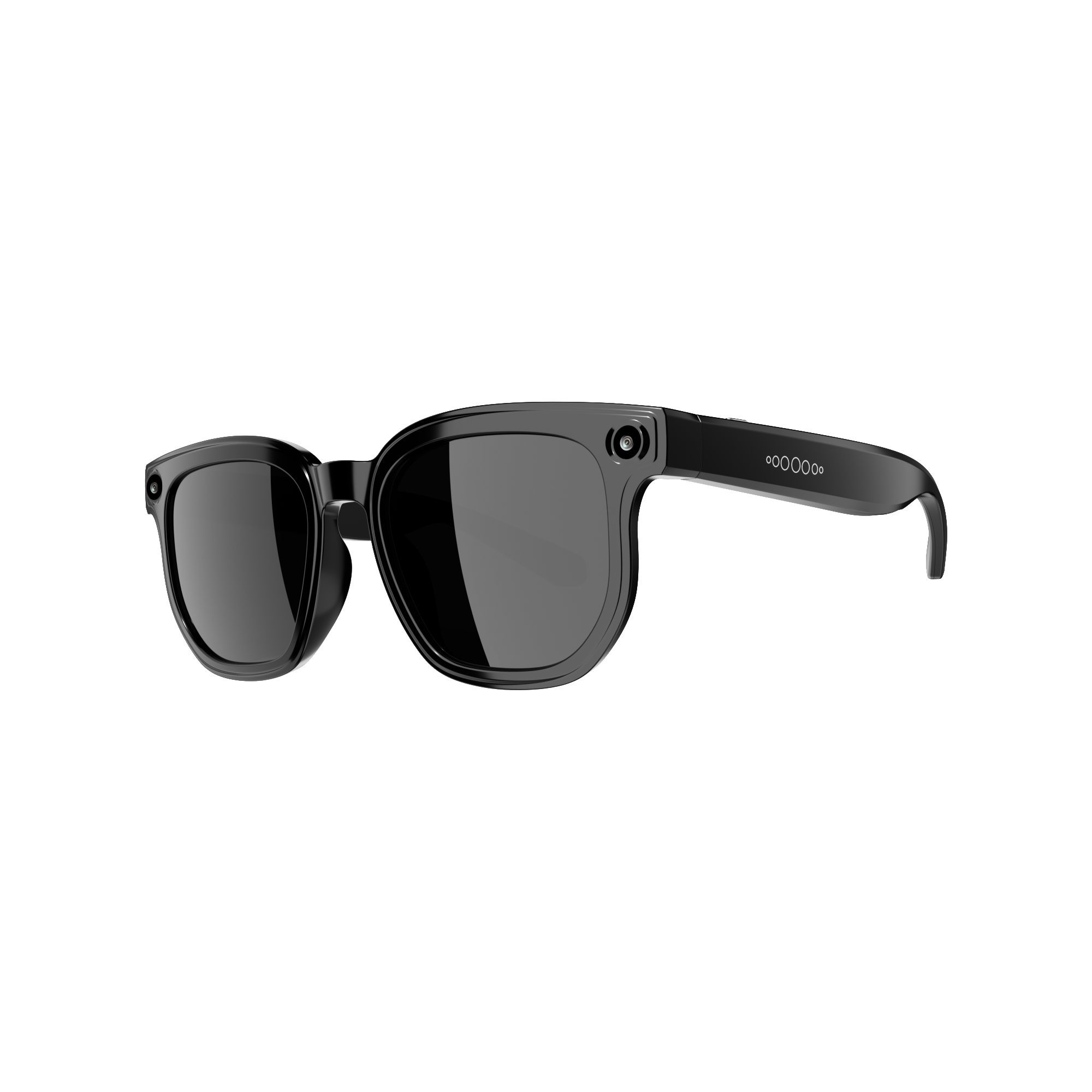 Dth03 AI Smart Sunglasses, UV400 Protection Bluetooth Call Audio Glasses，black