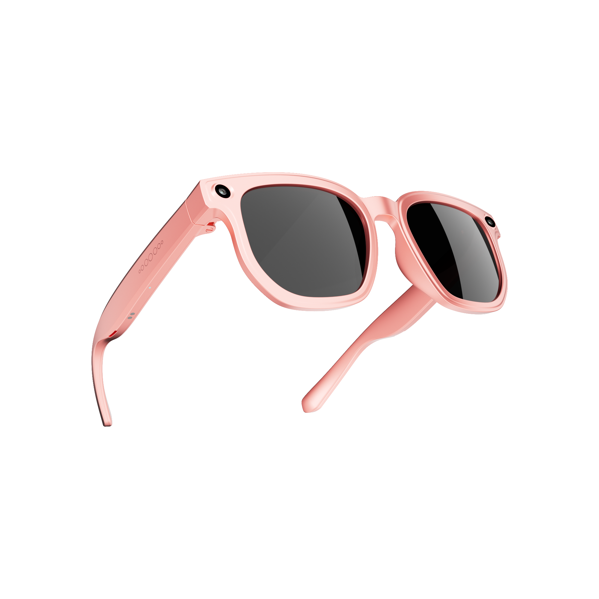 Dth03 AI Smart Sunglasses, UV400 Protection Bluetooth Call Audio Glasses，pink