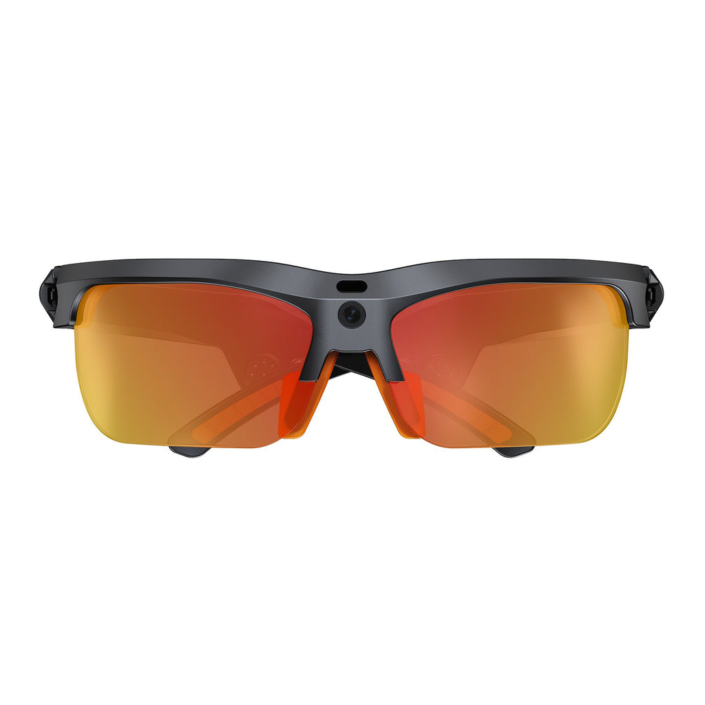 E08 Smart Bluetooth Cycling Sunglasses with Camera, UV400 Outdoor Sports Glasses，orange