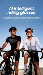 E08 Smart Bluetooth Cycling Sunglasses with Camera, UV400 Outdoor Sports Glasses，orange