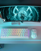 SOLAKAKA SM600 Honeycomb Shell Gaming Mouse Wireless,green
