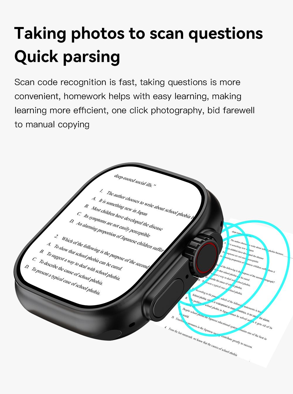 U4A Smart Watch, Bluetooth Calling Fitness Smartwatch, black
