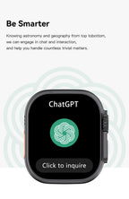 UltraAi3 5G Smart Watch, Retractable Rotating Camera，black