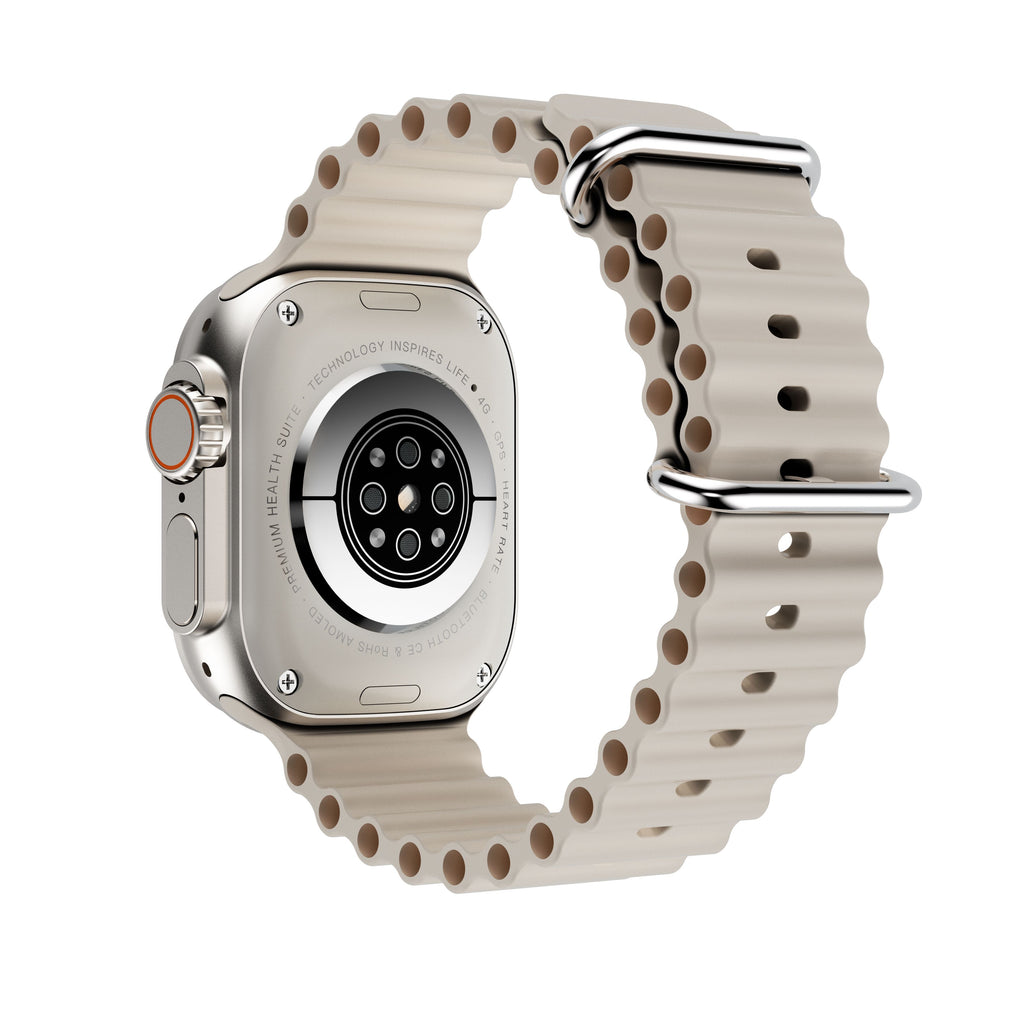 UltraAi3 5G Smart Watch, Retractable Rotating Camera，silver