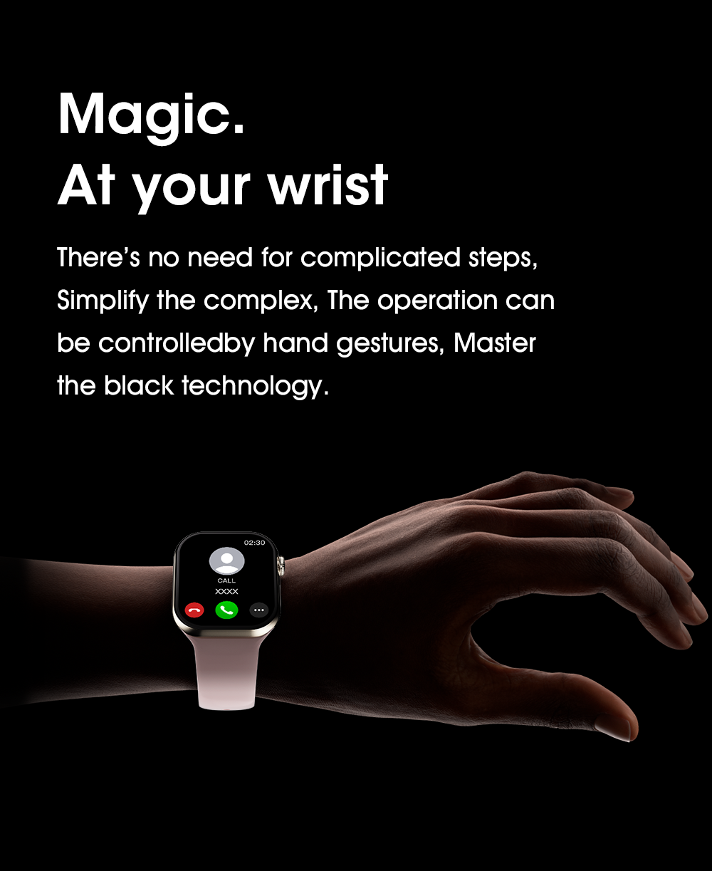 Watch 11 Pro Smartwatch with 3 Built-in AI Models，pink