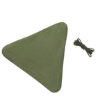 Durable Nylon Camping Stool with Stable Triangle Design, Breathable Seat Cover for Fishing and Hiking