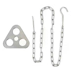 Portable Camping Gear and Equipment Detachable Outdoor Barbecue Tripod Hanging Rack Campfire Cooking Accessories Set