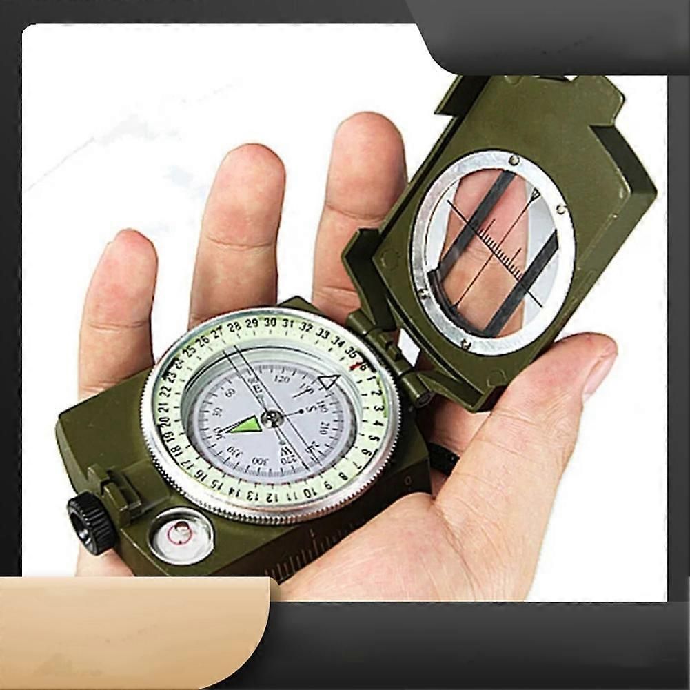 Waterproof High Precision Compass Outdoor Gadget Sports Hiking Mountaineering Professional Metal
