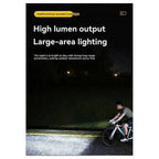 Rechargeable Wrist Mount LED Light for Outdoor Activities Waterproof IPX5 3 Modes & SOS Ideal for Camping Cycling Black