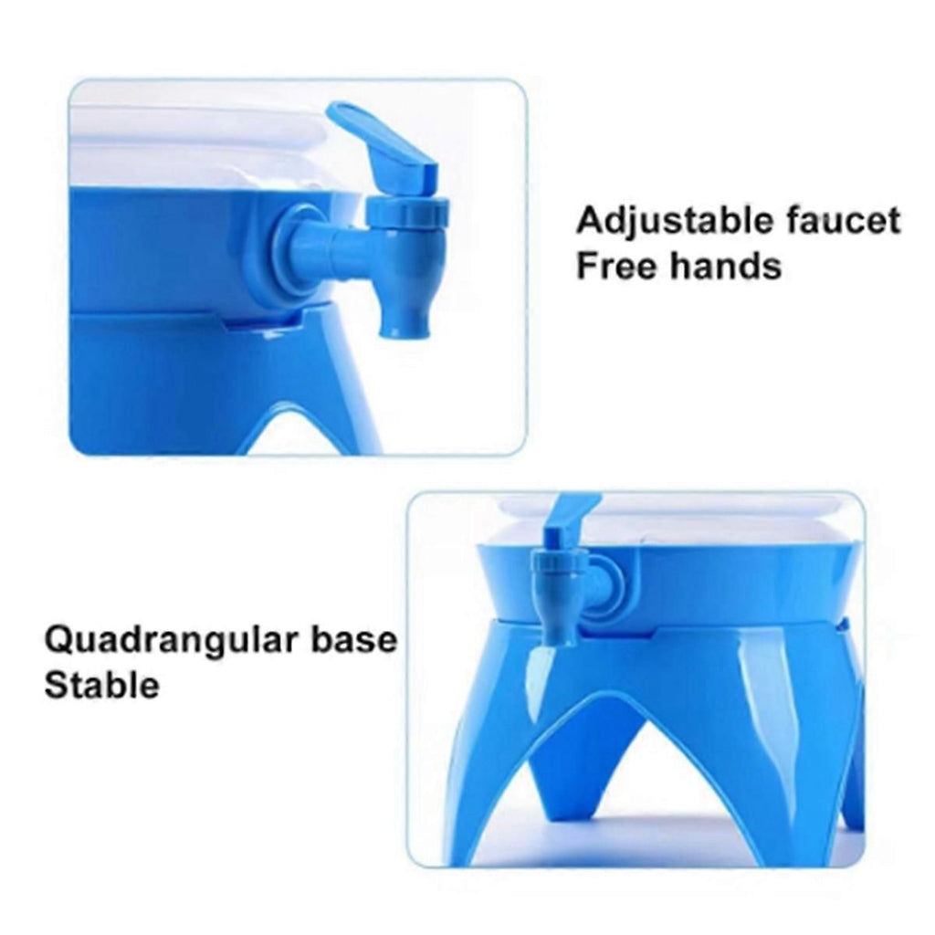 Outdoor Foldable Water Container Camping Folding Water Bucket 3.5L