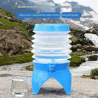 Outdoor Foldable Water Container Camping Folding Water Bucket 7.5L
