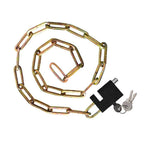Bicycle Lock Mountain Bike Lock Alloy Chain Lock Anti-Theft Safety Chain Locks Portable Alloy Lock 4x95cm