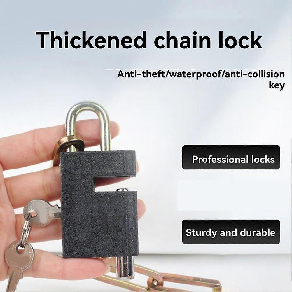 Bicycle Lock Mountain Bike Lock Alloy Chain Lock Anti-Theft Safety Chain Locks Portable Alloy Lock 4x95cm