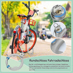 Bicycle lock, heavyduty antitheft security locks, brake locks for security discs, multifunctional round podlock, weatherproof construction