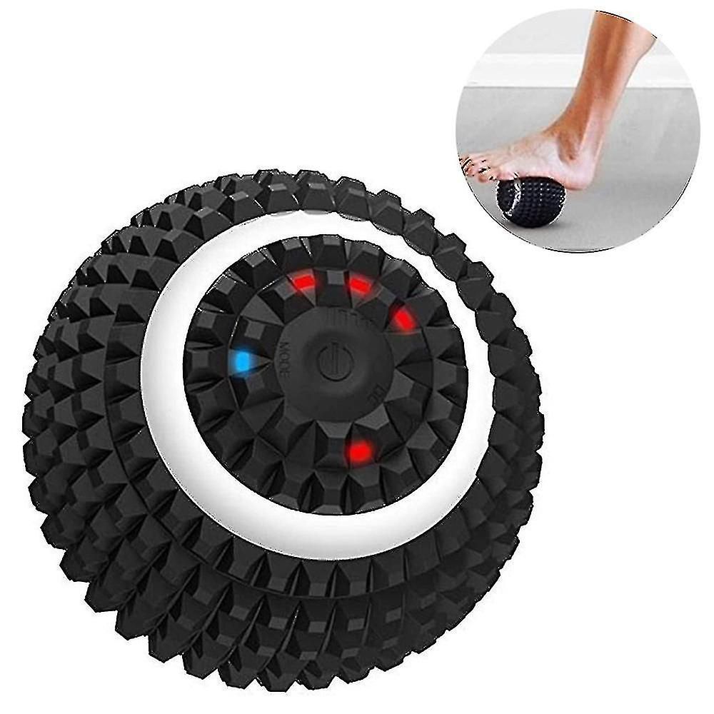 Massage Ball Electric Massage Ball Fascia Ball Self-massage Training - Black