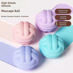 Massage Balls for Deep Tissue Muscle Recovery, Trigger Point Therapy Ball for Back, Neck, Shoulder, Foot and Body Relaxation - Pink