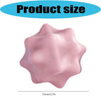 Fitness Massage Ball for Myofascial Release, Deep Tissue Trigger Point Therapy for Muscle Recovery, Back, Neck, Shoulder and Foot Massage - Pink