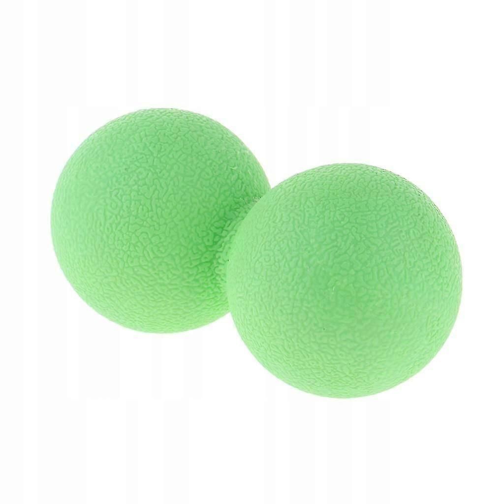 Green Peanut Massage Ball - Double Lacrosse Massage Ball & Mobility Ball Deep Tissue Massage