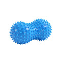 Spiky Peanut Massage Ball Deep Tissue Muscle Roller PVC Foot Massage Ball for Myofascial Release Trigger Point Therapy Yoga Fitness - Blue