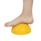 Semi-circular Massage Ball, Hedgehog Ball Yoga Massage Ball For Balance Training, (red)