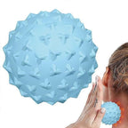 TPE Massage Ball for Deep Tissue Muscle Massage, Trigger Point Therapy, Yoga, Fitness and Muscle Recovery - Blue