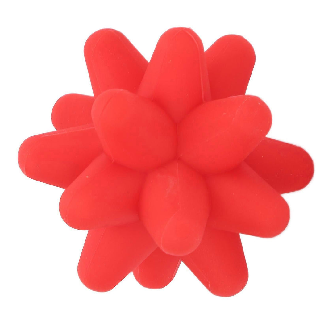 2Pcs Yoga Fitness Muscle Relaxation Hedgehog Massage Ball Portable Acupoint Fascia Massage Ball - Red