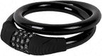 Bike Lock,4-Digit Password Bicycle Lock Portable Anti Theft Bike Password Lock for Bicycles, Motorbike, Electric Bicycles (Black)