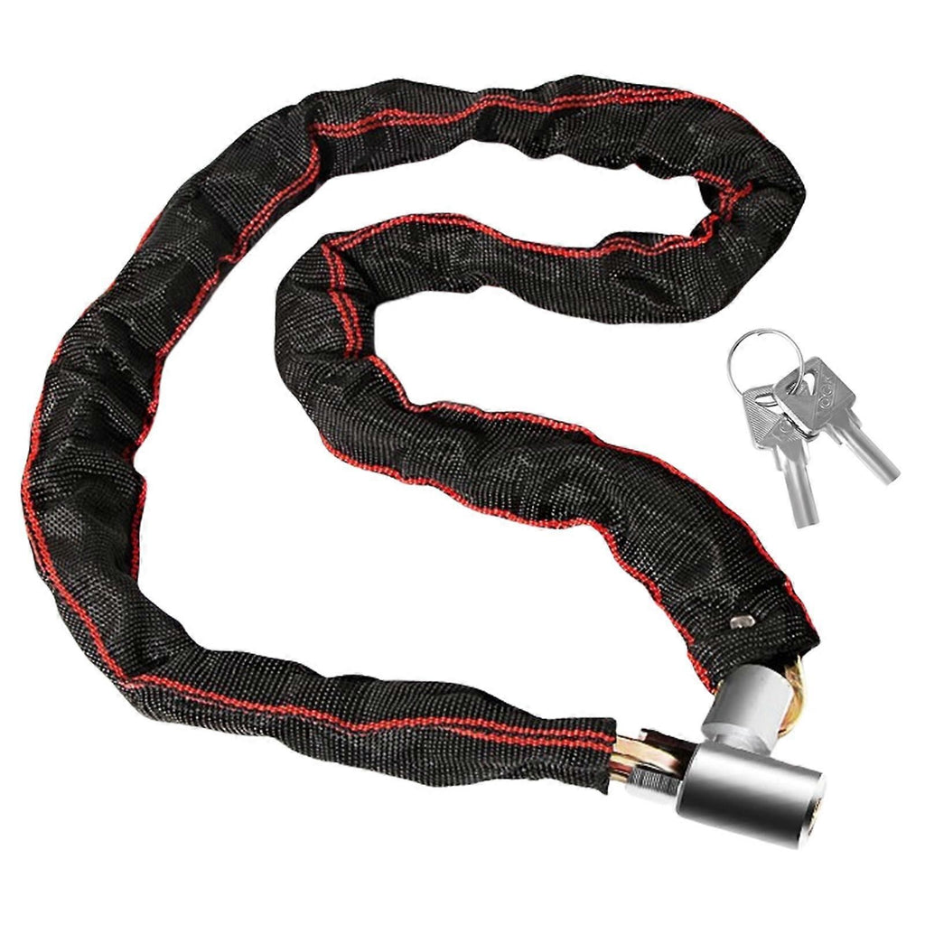 Bicycles Lock Heavy Duty Cycling Locks for Cycle, Motorcycle, Bicycles Locks High Security Bike Chain Lock with 2 Key Multicolor - 85cm