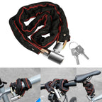 Bicycles Lock Heavy Duty Cycling Locks for Cycle, Motorcycle, Bicycles Locks High Security Bike Chain Lock with 2 Key Multicolor - 105cm
