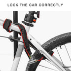 Bicycles Lock Heavy Duty Cycling Locks for Cycle, Motorcycle, Bicycles Locks High Security Bike Chain Lock with 2 Key Multicolor - 105cm