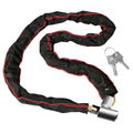 Bicycles Lock Heavy Duty Cycling Locks for Cycle, Motorcycle, Bicycles Locks High Security Bike Chain Lock with 2 Key Multicolor - 165cm