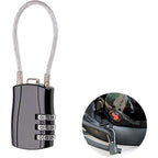 Cable Lock, Retractable Cable Lock, Digital Combination Lock, Bicycle Helmet Lock, Combination Cable Lock, Bicycle Cable Lock, Number Cable Lock, Comb