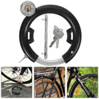 Durable Round Lock 2Set Multi-Function Bicycle Lock For Electric Bicycle Safety Anti-Theft Use