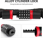 Bike Chain Lock, 5 Digit Combination High Security Bicycle Lock Resettable Heavy Duty Cycling Chain Locks for Bicycle - 1.2m