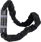 Bike Chain Lock, 5 Digit Combination High Security Bicycle Lock Resettable Heavy Duty Cycling Chain Locks for Bicycle - 0.6m