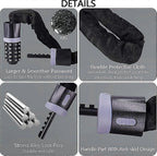 Bike Chain Lock, 5 Digit Combination High Security Bicycle Lock Resettable Heavy Duty Cycling Chain Locks for Bicycle - 0.9m