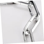 Heavy Duty Bike Chain Lock, Anti-Theft Security Lock for Bicycle, Motorcycle, Gate, Fence and Outdoor Use - 0.8m
