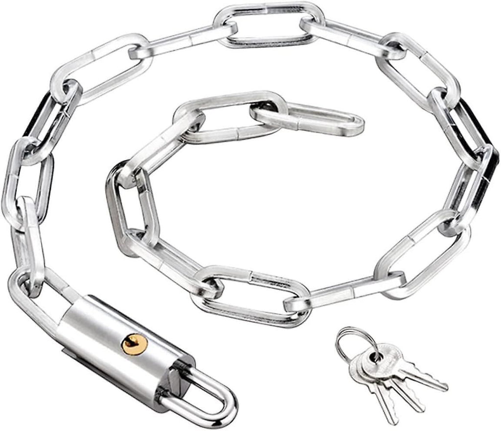 Heavy Duty Bike Chain Lock, Anti-Theft Security Lock for Bicycle, Motorcycle, Gate, Fence and Outdoor Use - 3m
