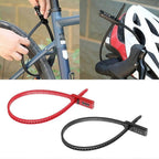 Bicycles Combination Lock, Lock for Road Bicycles Lock Zips Tie Lock Cable Lock - Black