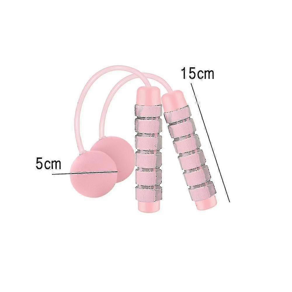 Jump Rope,Ropeless Jump Ropes For Fitness,skipping Rope For Wellness Beginners,adults Workout - Pink