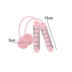 Jump Rope,Ropeless Jump Ropes For Fitness,skipping Rope For Wellness Beginners,adults Workout - Pink