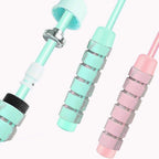 Jump Rope,Ropeless Jump Ropes For Fitness,skipping Rope For Wellness Beginners,adults Workout - Pink