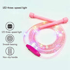 Light Up Jump Rope Led Skipping Rope Colorful Led Fitness Jump Ropes