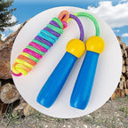 Jump Rope Beaded Skipping Rope Adjustable Tangle-free Segmented Jumping Rope - Blue