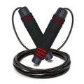 Adjustable Speed Jump Rope with Soft Memory Foam Handles, Tangle-Free Skipping Rope for Fitness, Cardio Workout & Exercise - Red
