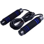 Adjustable Speed Jump Rope with Soft Memory Foam Handles, Tangle-Free Skipping Rope for Fitness, Cardio Workout & Exercise - Red