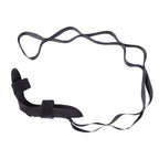 Yoga Stretch Strap, Foot & Leg Stretching Strap, Flexibility Strap for Ankle Ligament, Fascia, Muscle & Physical Therapy - Black