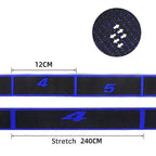 Stretching Strap, 8 Loop Yoga Straps for Stretching, Elastic Stretch Strap Stretch Band for Exercise Yoga Fitness Gym - Purple