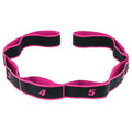 Stretching Strap, 8 Loop Yoga Straps for Stretching, Elastic Stretch Strap Stretch Band for Exercise Yoga Fitness Gym - Pink
