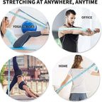 Yoga Stretching Band Yoga Stretch Strap/stretch Strap/exercise Band With 8 Loops/fitness Pilates Physiotherapy Stretch Strap/purple